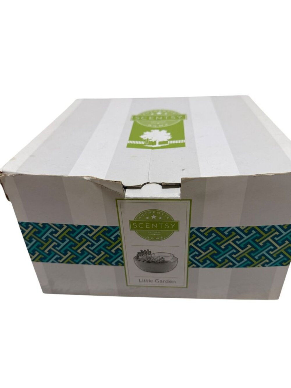 Little Garden Scentsy Wax Warmer w/ Box Succulents Pebbles Spring Summer Works - Picture 9 of 12